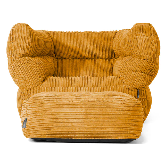 Albert Bean Bag Armchair 2.0 - Cord Golden Honey 02
