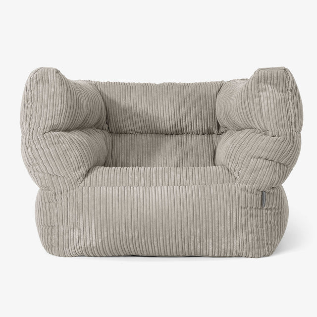 Albert Bean Bag Armchair 2.0 - Cord Mink 01