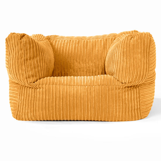 Albert Bean Bag Armchair - Cord Golden Honey 01