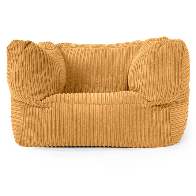 Albert Bean Bag Armchair - Cord Golden Honey 01