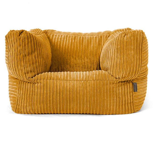Albert Bean Bag Armchair - Cord Golden Honey 01