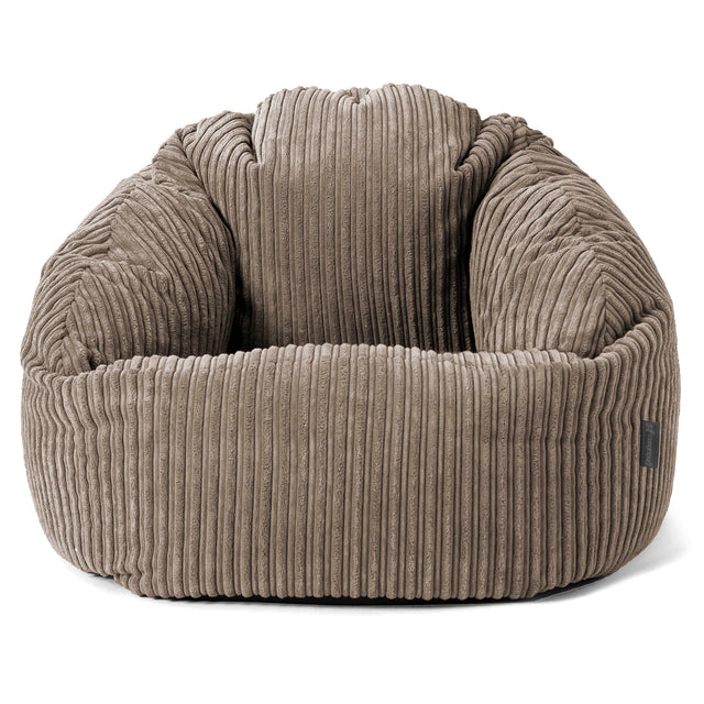 Bubble Bean Bag Chair - Cord Dovetail Grey 01