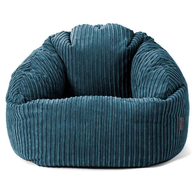 Bubble Bean Bag Chair - Cord Navy Blue 01