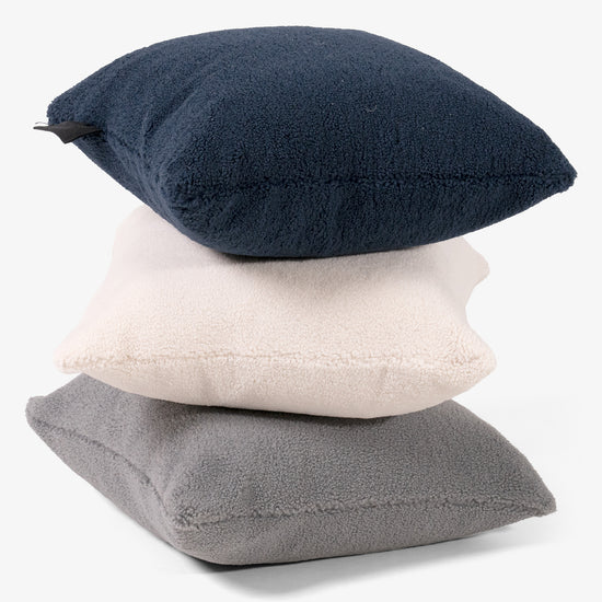 Heated Cushion 45 x 45cm - Sherpa Cream 03