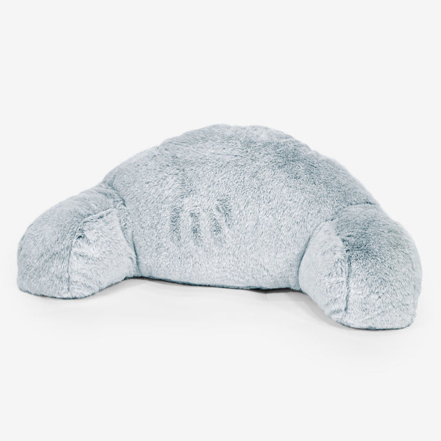 Children's High Back Support Cuddle Cushion Replacement Cover - Fluffy Faux Fur Rabbit 01