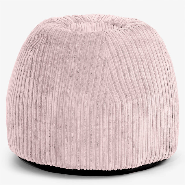 Ergonomic Office Pouf Chair - Cord Blush Pink 01
