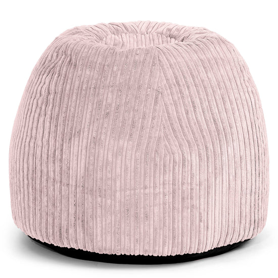 Dressing Table Pouf Stool - Cord Blush Pink 02