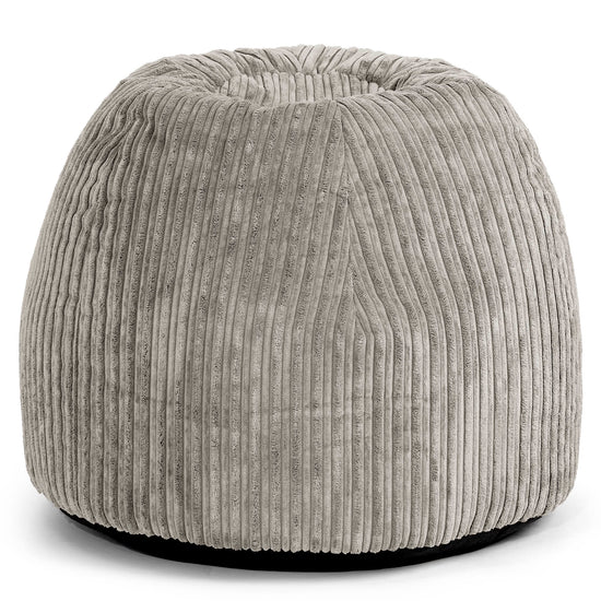 Dressing Table Pouf Stool - Cord Mink 02