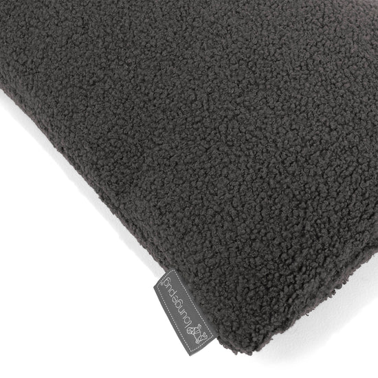 Extra Large Scatter Cushion Cover 70 x 70cm - Boucle Graphite Grey 02