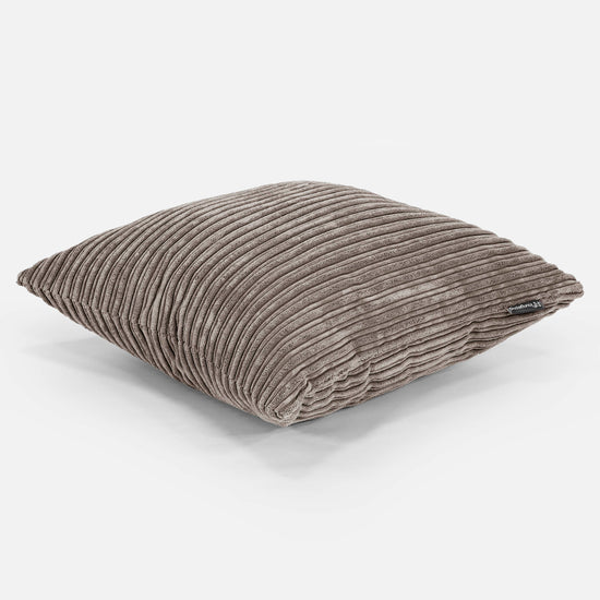 Extra Large Scatter Cushion Cover 70 x 70cm - Cord Dovetail Grey 01
