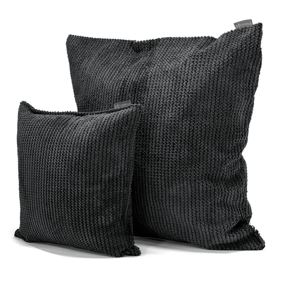 Extra Large Scatter Cushion Cover 70 x 70cm - Pom Pom Black 02