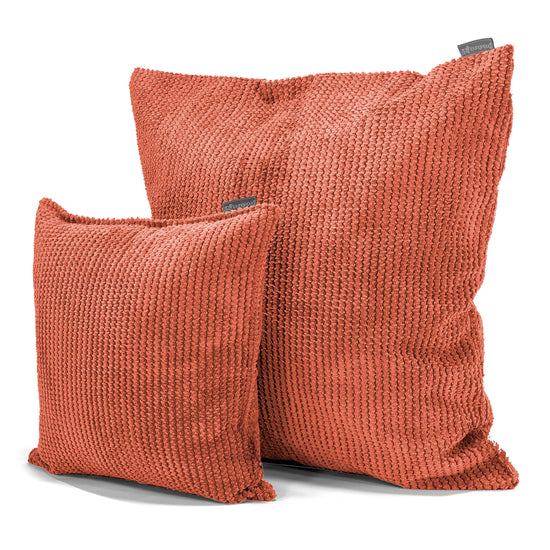 Extra Large Scatter Cushion Cover 70 x 70cm - Pom Pom Pumpkin Orange 02