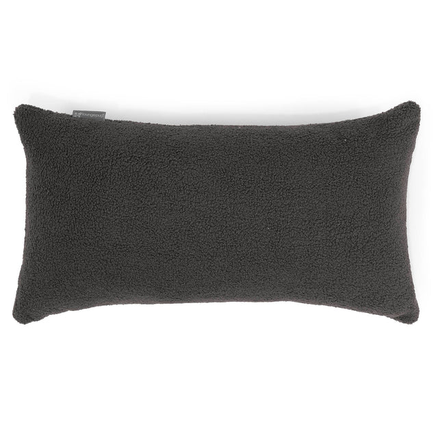 XL Rectangular Support Cushion Cover 40 x 70cm - Boucle Graphite Grey 01