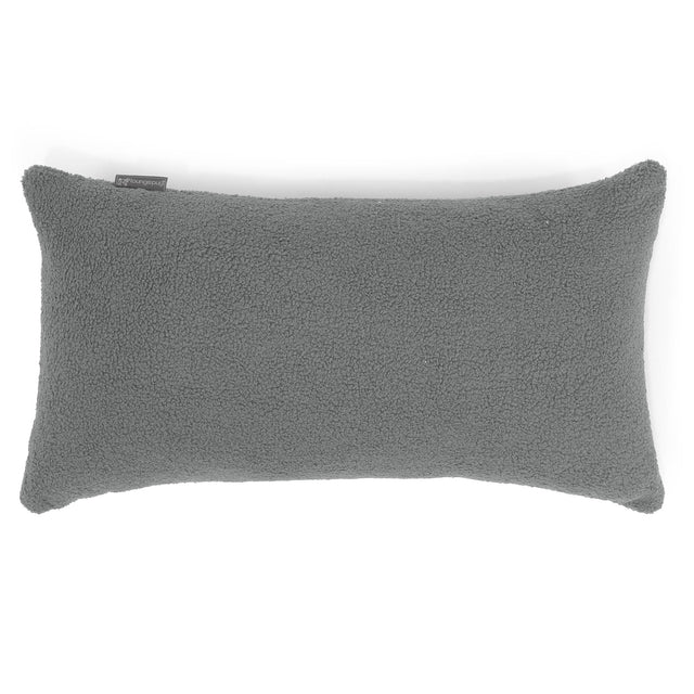 XL Rectangular Support Cushion Cover 40 x 70cm - Boucle Grey 01