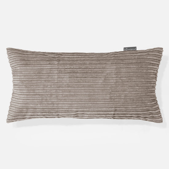 XL Rectangular Support Cushion Cover 40 x 70cm - Cord Dovetail Grey 01