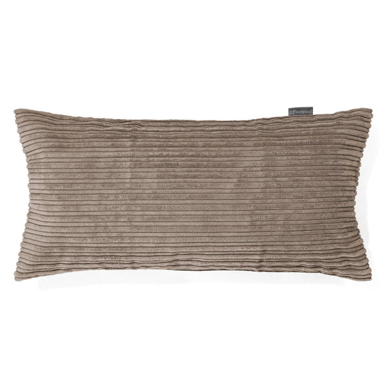 XL Rectangular Support Cushion Cover 40 x 70cm - Cord Dovetail Grey 01