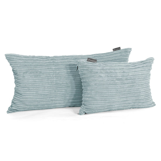 XL Rectangular Support Cushion Cover 40 x 70cm - Cord Mint Green 03