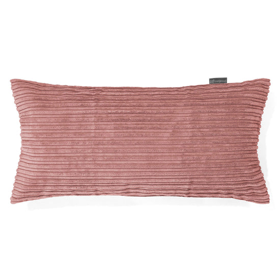 XL Rectangular Support Cushion Cover 40 x 70cm - Cord Peach 01