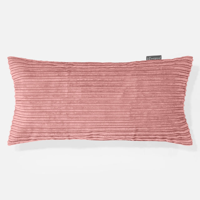 XL Rectangular Support Cushion Cover 40 x 70cm - Cord Peach 01