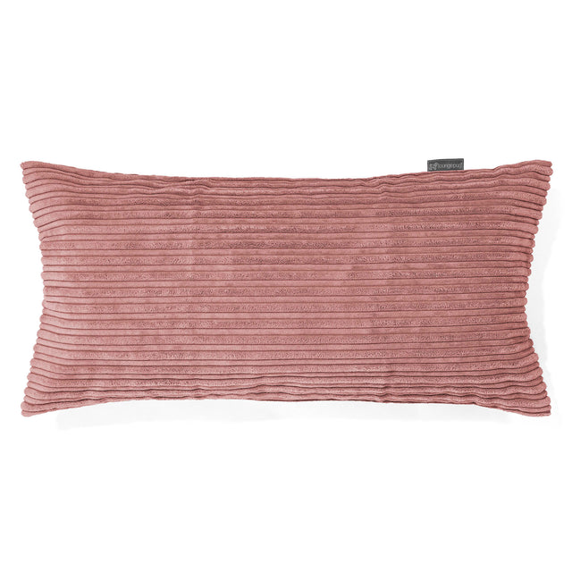 XL Rectangular Support Cushion Cover 40 x 70cm - Cord Peach 01
