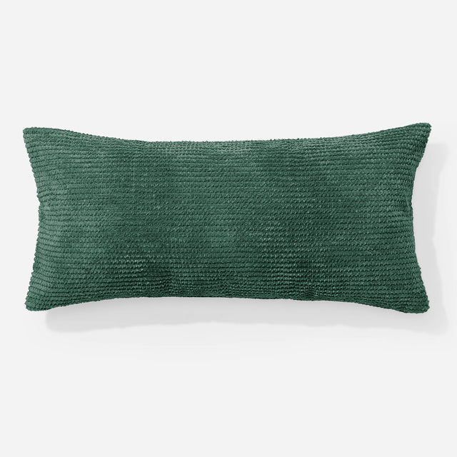 XL Rectangular Support Cushion Cover 40 x 70cm - Pom Pom Emerald Green 01