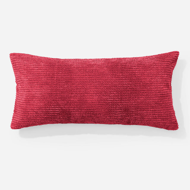 XL Rectangular Support Cushion Cover 40 x 70cm - Pom Pom Pastel Red 01
