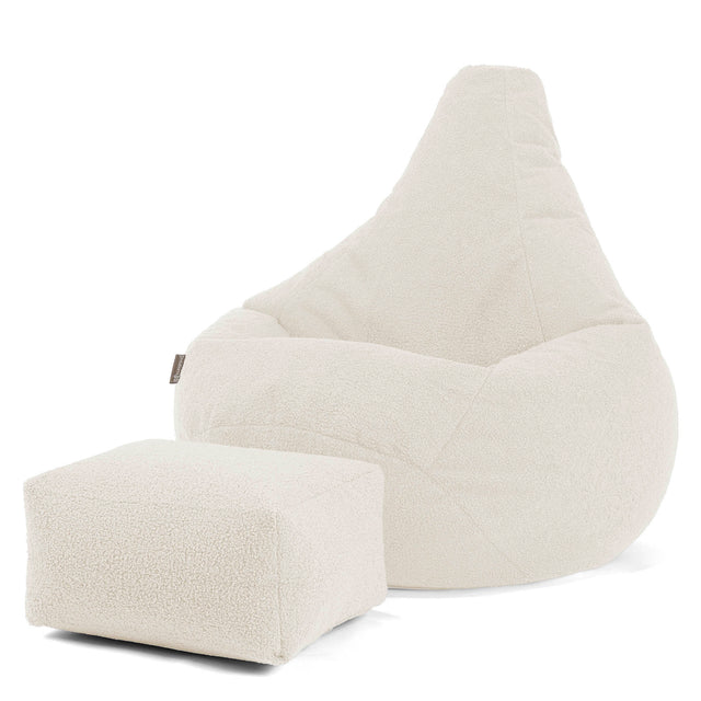 highback-bean-bag-chair-boucle-ivory 01