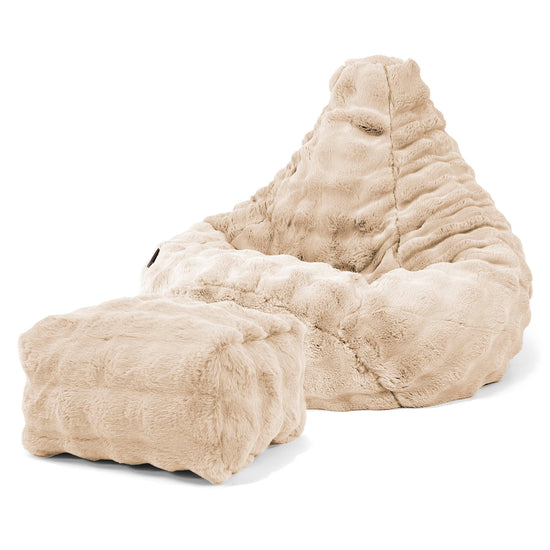 highback-bean-bag-chair-bubble-faux-fur-cream 01