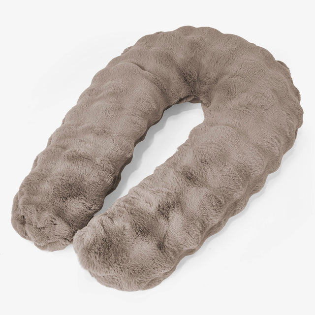 Hug Pillow - Bubble Faux Fur Mink 01