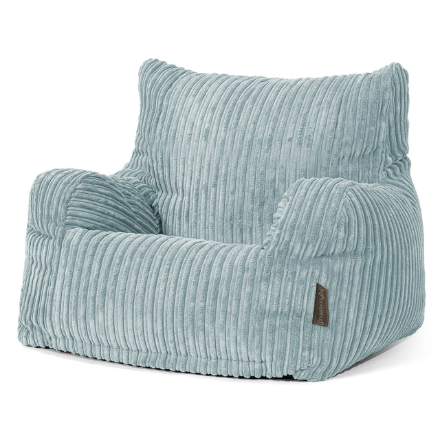 Josephine Bean Bag Armchair - Cord Mint Green 01