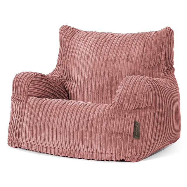 Josephine Bean Bag Armchair - Cord Peach 01