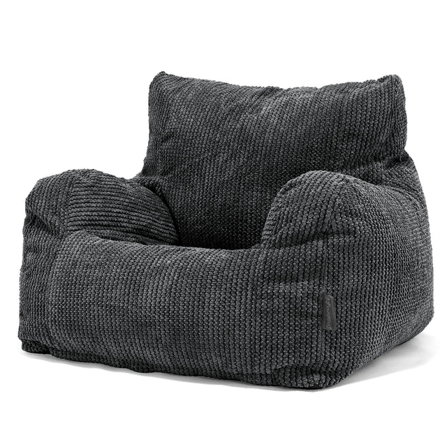 Josephine Bean Bag Armchair - Pom Pom Black 01