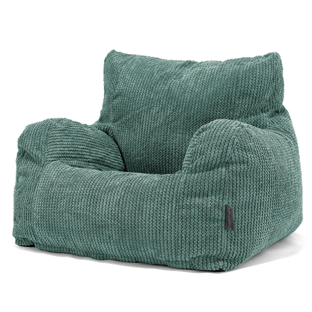 Josephine Bean Bag Armchair - Pom Pom Emerald Green 01