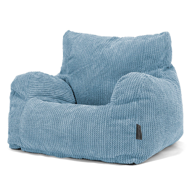Josephine Bean Bag Armchair - Pom Pom Sky Blue 01