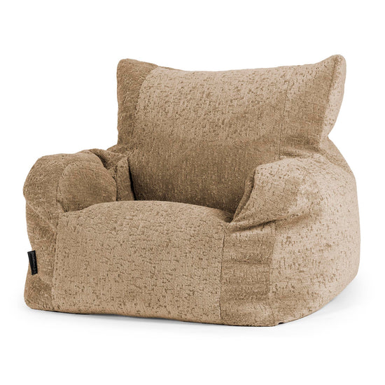 Josephine Bean Bag Armchair - Luxe Chenille Mink 01