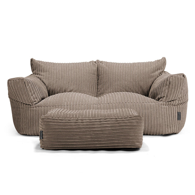 Josephine Sofa Bean Bag - Cord Dovetail Grey 01