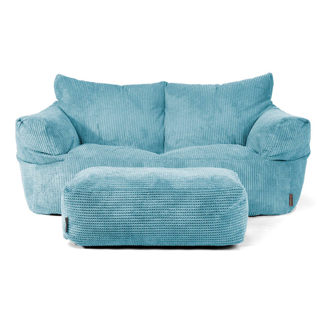 Josephine Sofa Bean Bag - Pom Pom Aegean Blue 02