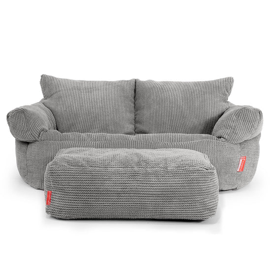 Josephine Sofa Bean Bag - Pom Pom Charcoal Grey 02