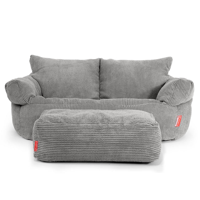 Josephine Sofa Bean Bag - Pom Pom Charcoal Grey 02