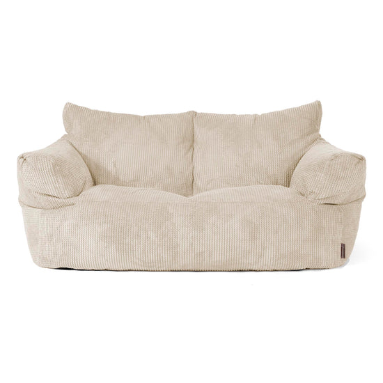 Josephine Sofa Bean Bag - Waffle Cord Ivory 01