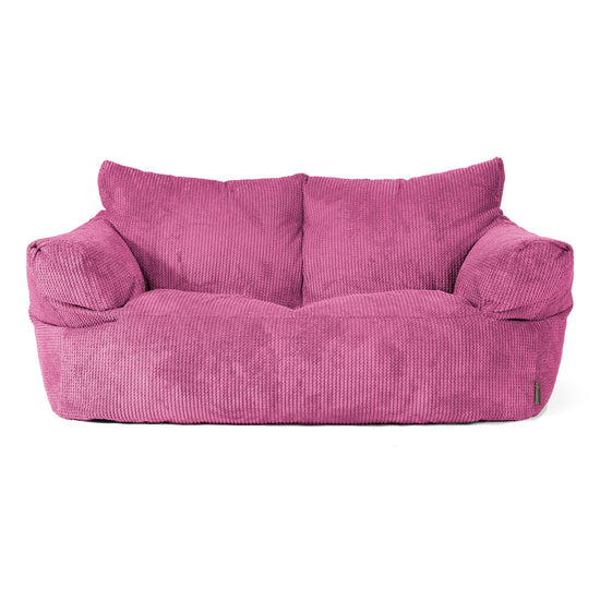 Josephine Sofa Bean Bag - Waffle Cord Pink 01