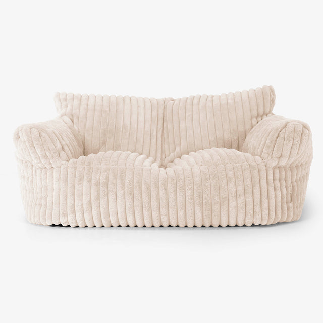 Josephine Sofa Bean Bag - Ultra Plush Cord Cream 01