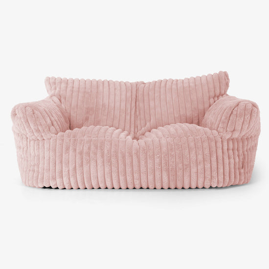 Josephine Sofa Bean Bag - Ultra Plush Cord Dusty Pink 01