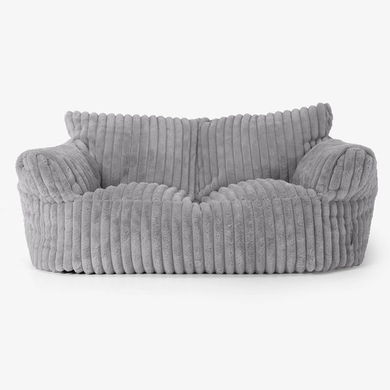 Josephine Sofa Bean Bag - Ultra Plush Cord Grey 01