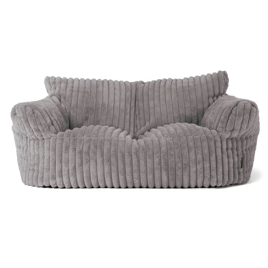 Josephine Sofa Bean Bag - Ultra Plush Cord Grey 01