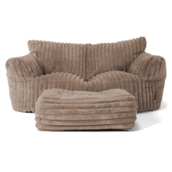 Josephine Sofa Bean Bag - Ultra Plush Cord Minky 02