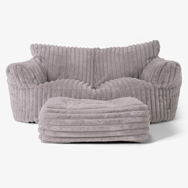 Josephine Sofa Bean Bag - Ultra Plush Cord Minky 02