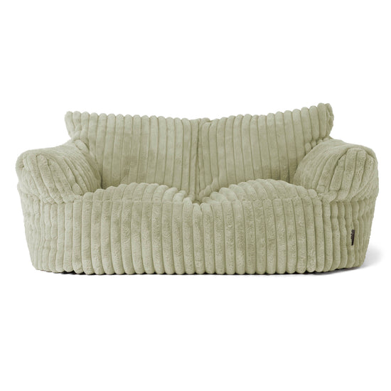 Josephine Sofa Bean Bag - Ultra Plush Cord Sage Green 01