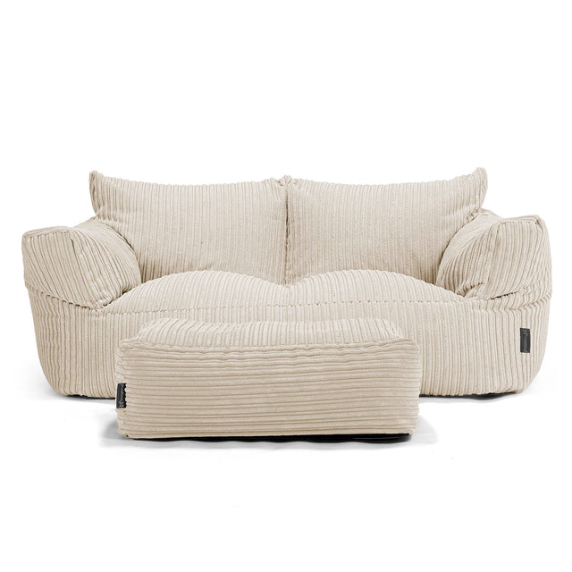 Josephine Sofa Bean Bag - Cord Cream 02