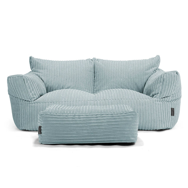 Josephine Sofa Bean Bag - Cord Mint Green 02